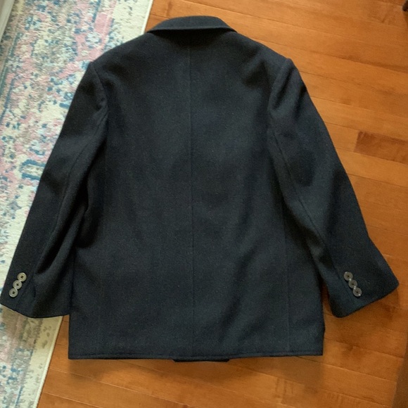 Guang Hui wool man peacoat in black. - Picture 10 of 11